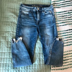 American Eagle Ne(x)t Level Stretch Mid Rise Cropped Jegging